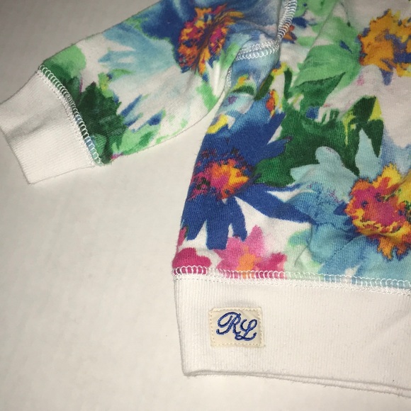 Ralph Lauren Baby Girl Floral Sweater NWOT - Picture 3 of 6